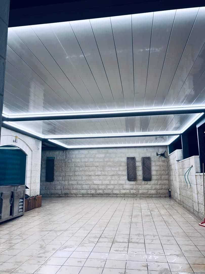 פרגולת אלומיניום — פרויקט 8